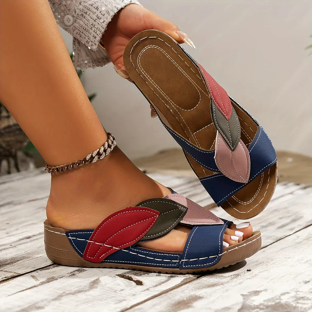 Maja | Behagelige step-in-sandaler
