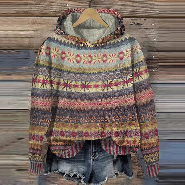 Elys | Tidløs Mønster Hoodie