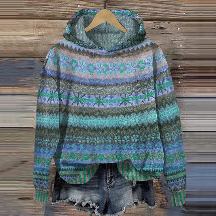 Elys | Tidløs Mønster Hoodie