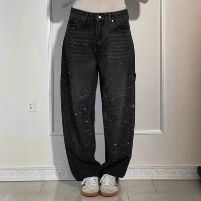 Loka  | Trendy stjerneklare denimcargobukser