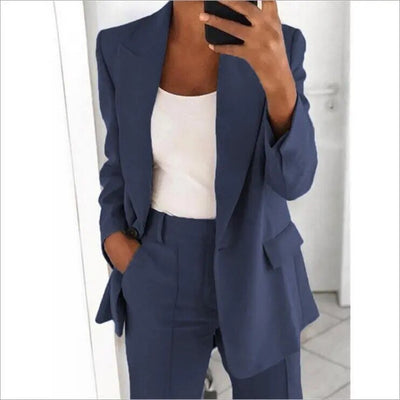 Mandy | Komplet sæt med blazer og bukser