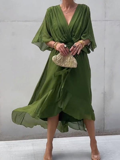 Lola | Elegant kjole med V-udskæring